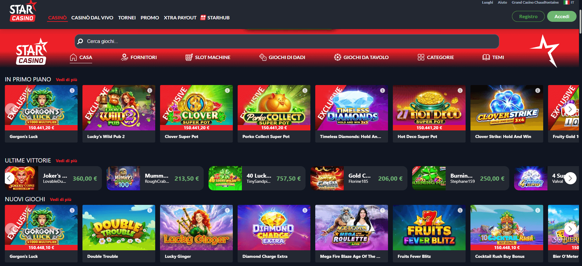 StarCasino casino non AAMS